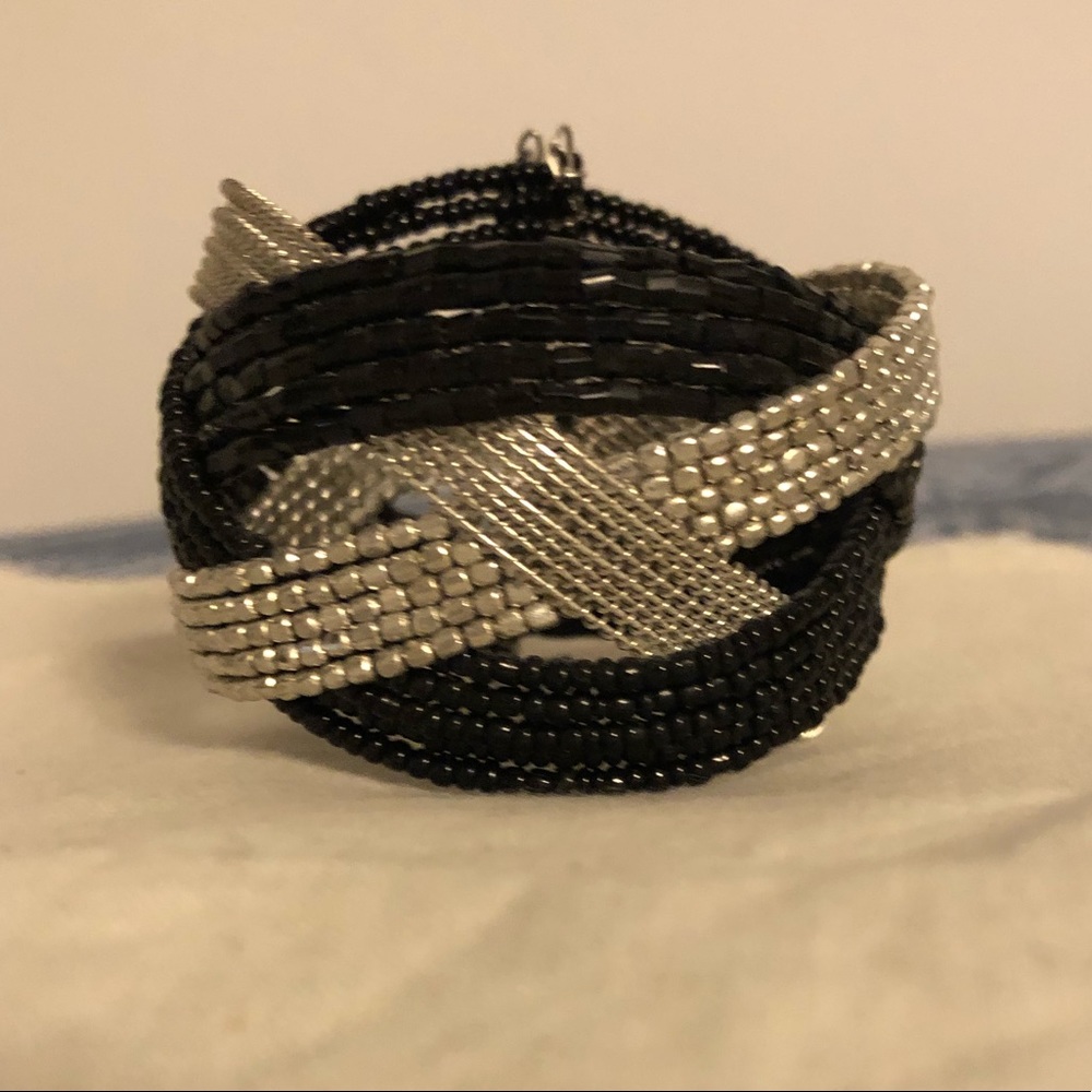 Beaded and Braided Bracelet